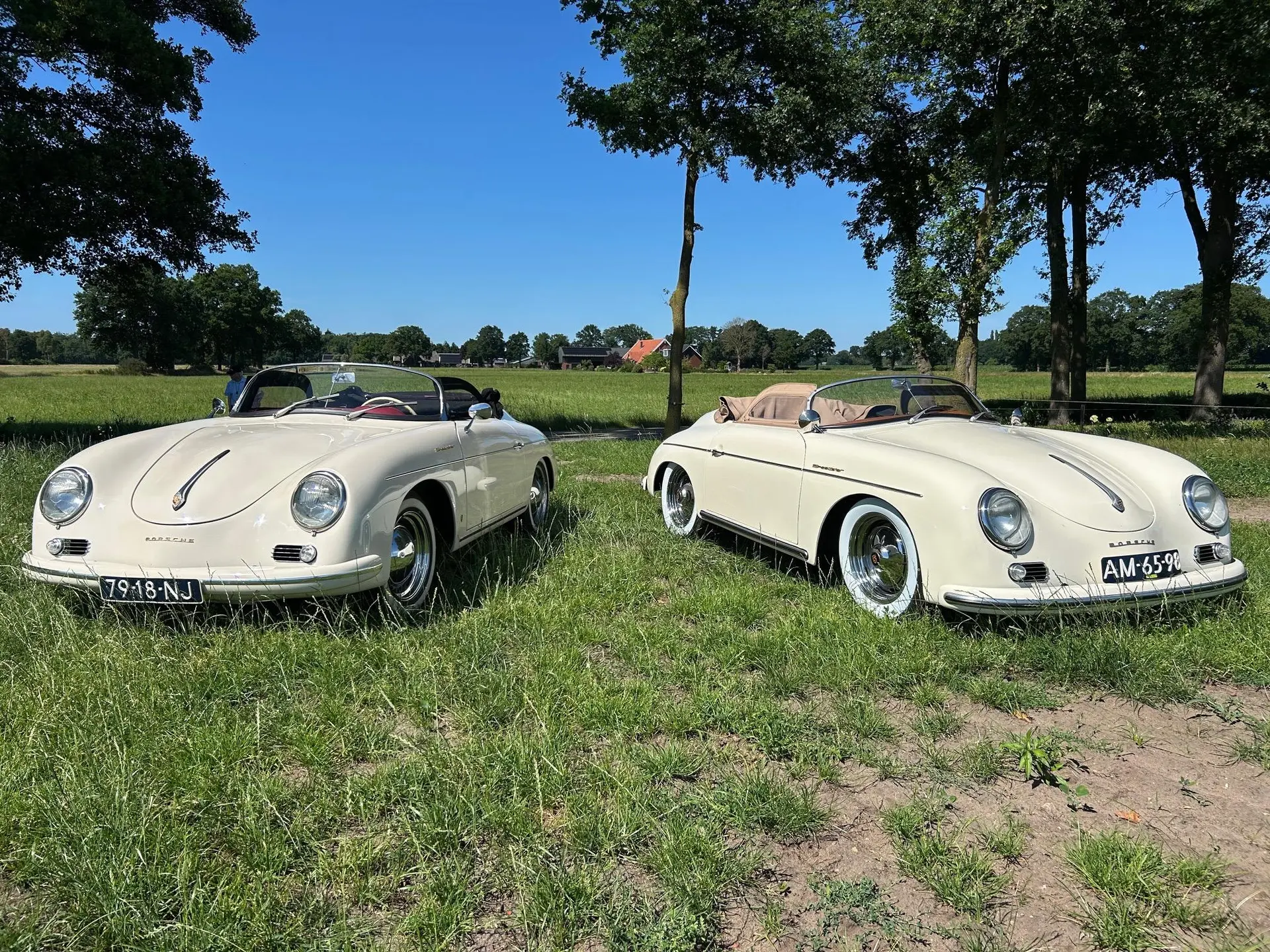 Porsche 356 Speedster Crème Wit