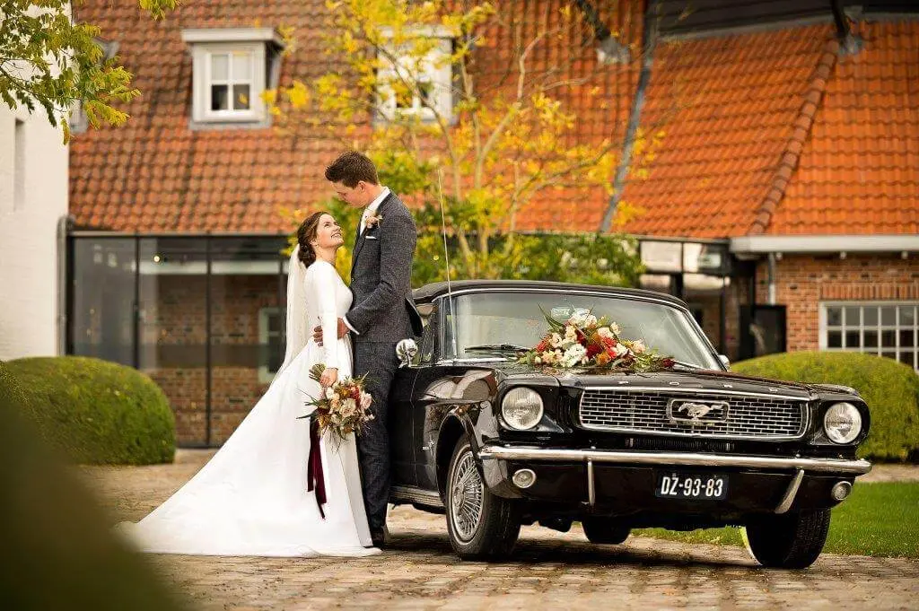 Ford Mustang Zwart Cabrio
