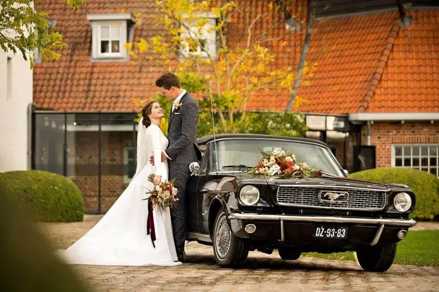 Ford Mustang Zwart Cabrio