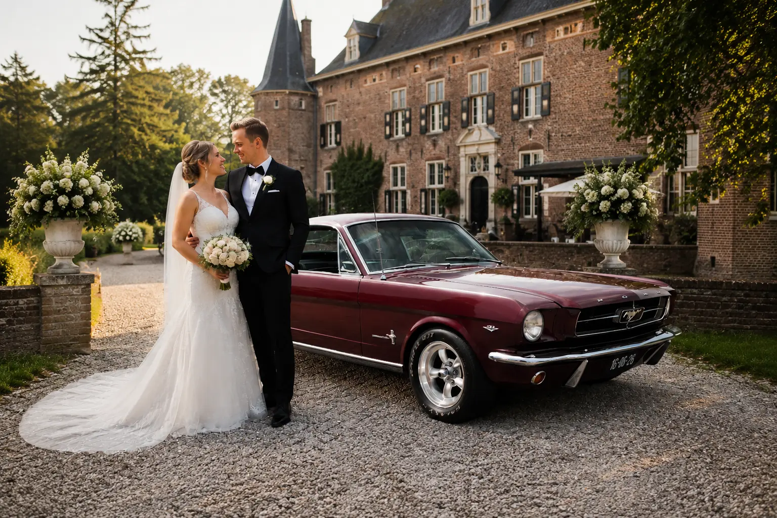 Ford Mustang fastbck shelby rood