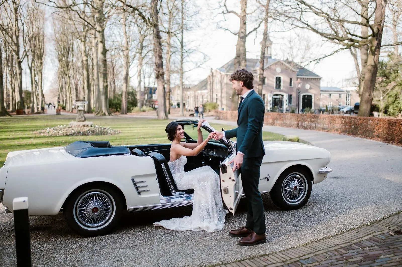 Ford Mustang Wit Cabrio