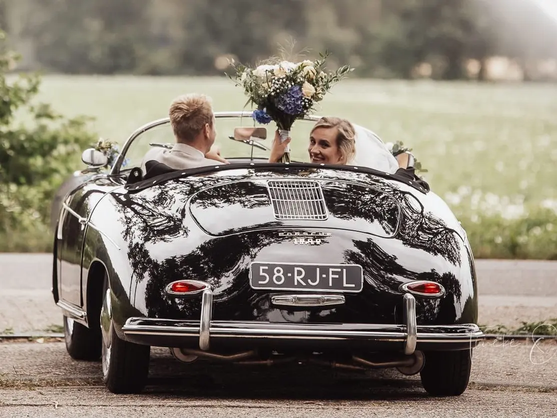 Porsche 356 speedster cabrio zwart