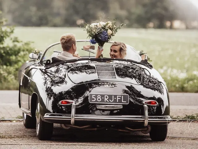 Porsche 356 speedster cabrio zwart